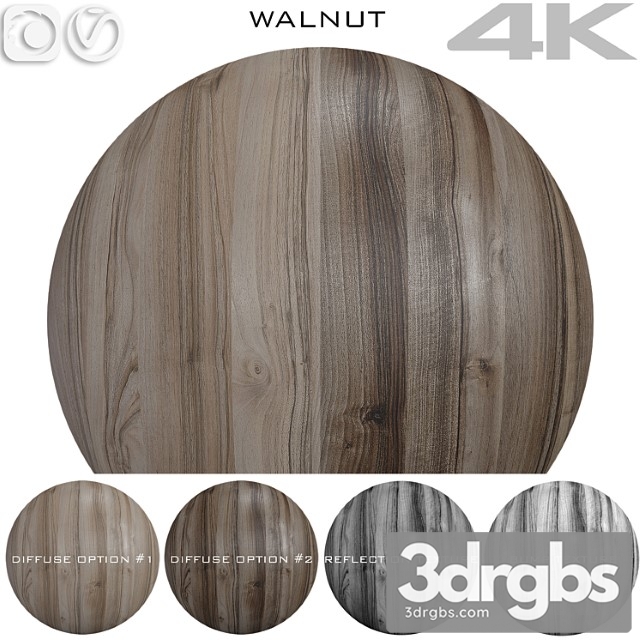 Texture Of Walnut 6 3dsmax Download - thumbnail 1