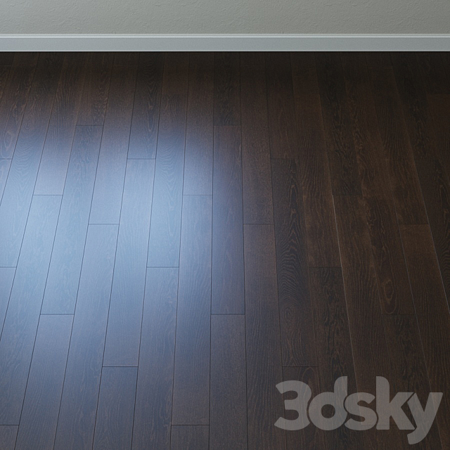 Upofloor parquet board (Upofloor) oak dark oak 3ds Max - thumbnail 2