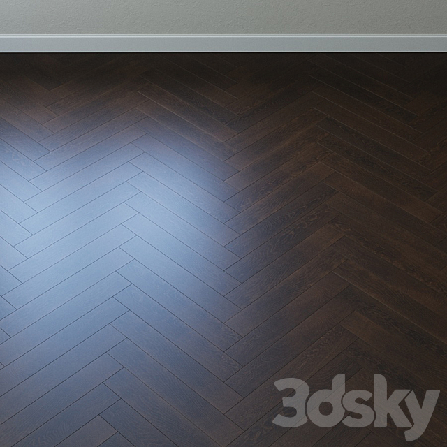 Upofloor parquet board (Upofloor) oak dark oak 3ds Max - thumbnail 3