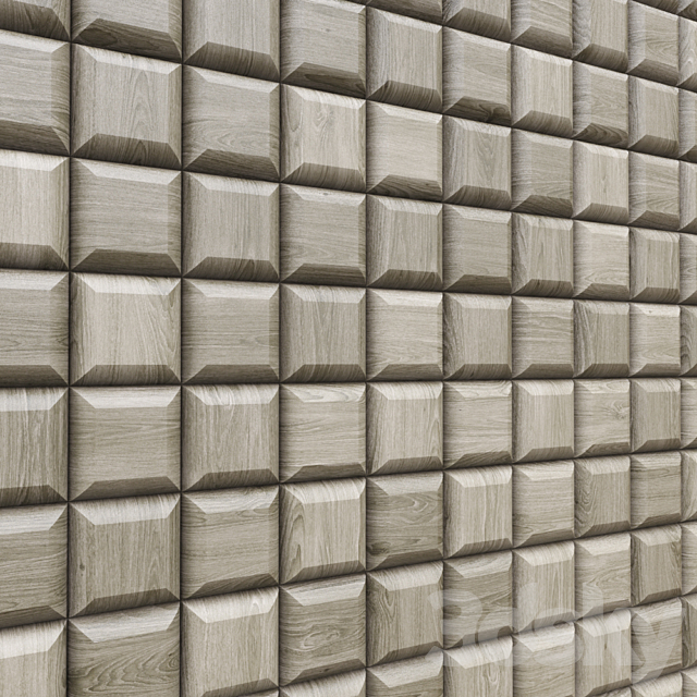 Wall panel 001 3ds Max - thumbnail 2