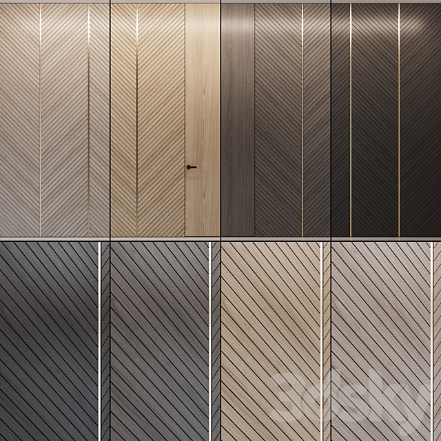 Wall Panel 15 (MC) 3ds Max - thumbnail 1