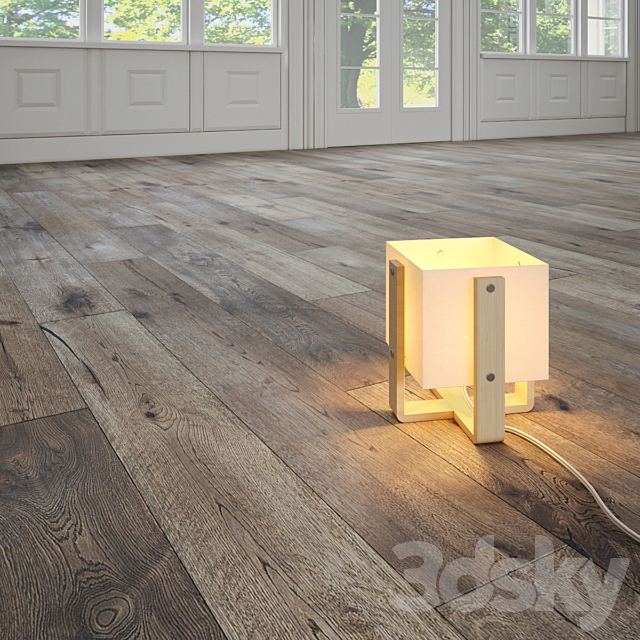 Windsor Chateau wooden floor by DuChateau 3DSMax File - thumbnail 2