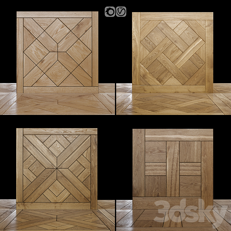 wood 02 3DS Max Model - thumbnail 1