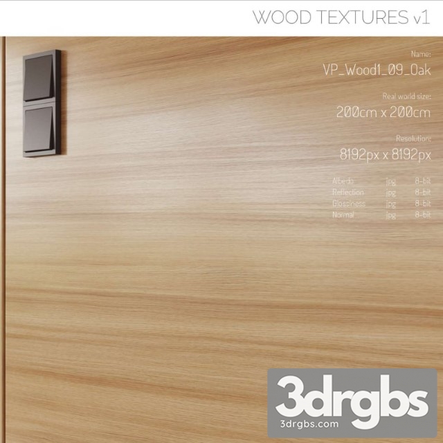 Wood 1 09 Oak 3dsmax Download - thumbnail 1