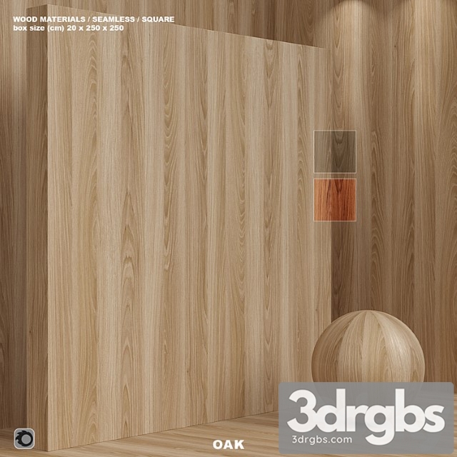 Wood  60 Material Wood Seamless Oak Set 109 3dsmax Download - thumbnail 1