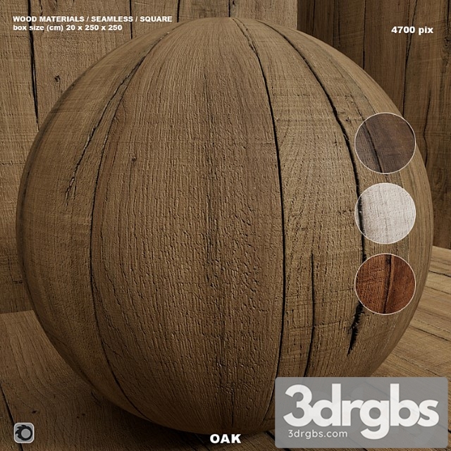 Wood  62 Material Wood Seamless Oak Set 123 3dsmax Download - thumbnail 1