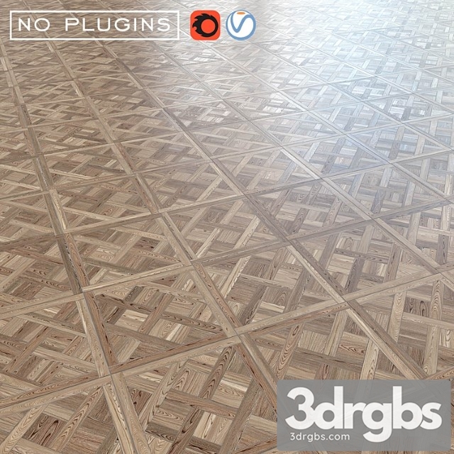 Wood  64 Modular flooring coswick versailles verona 3dsmax Download - thumbnail 1