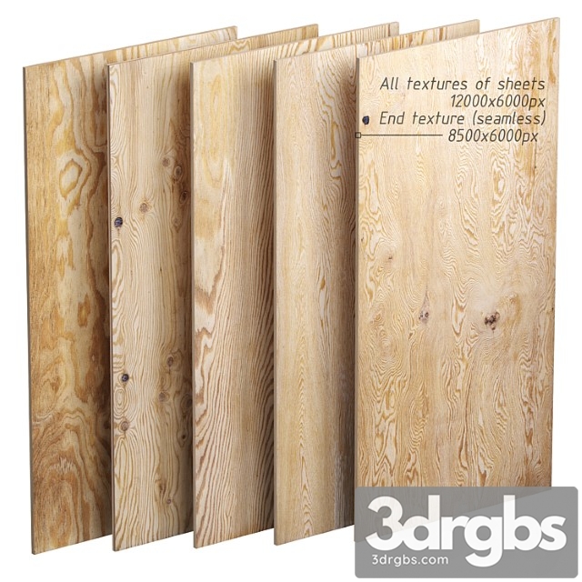 Wood  82 Set of plywood sheets. 5 items 3dsmax Download - thumbnail 1