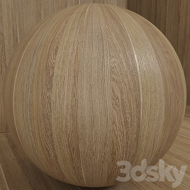 Wood _ oak material (seamless) – set 87 3DS Max Model - thumbnail 2