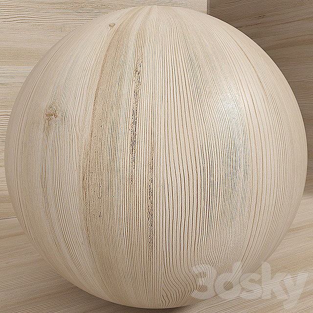 Wood _ pine material (seamless) – set 77 3ds Max - thumbnail 2