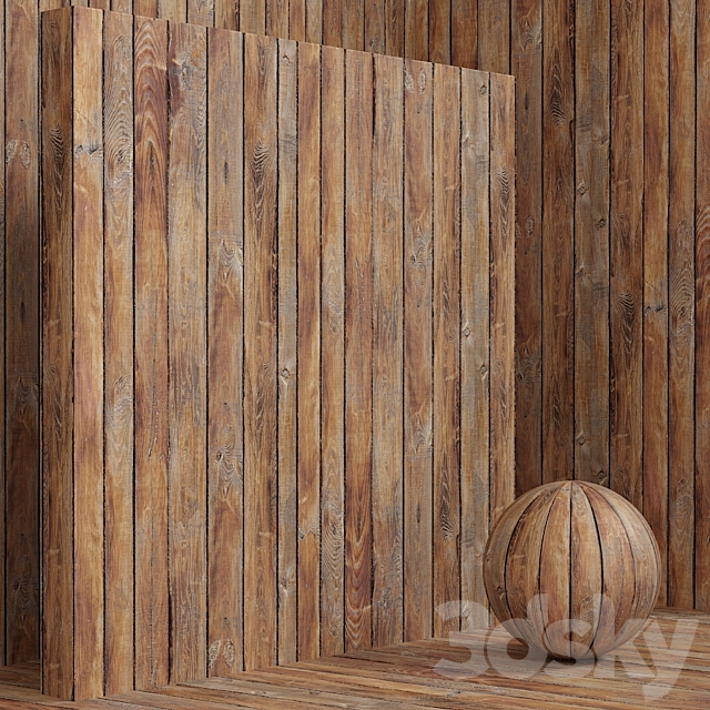 Wood _ plank material (seamless) – set 91 3DS Max Model - thumbnail 2