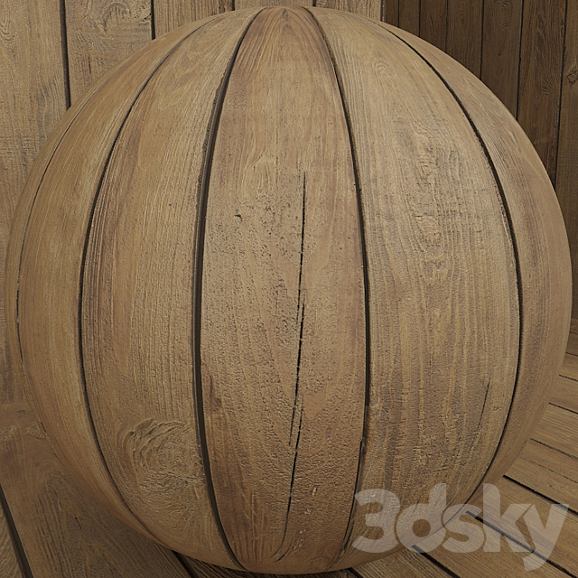 Wood _ plank material (seamless) – set 91 3DS Max Model - thumbnail 5