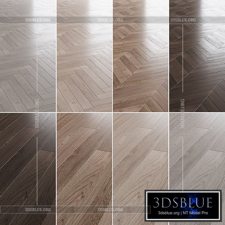 Wood Floor Set_01 3DS Max - thumbnail 3