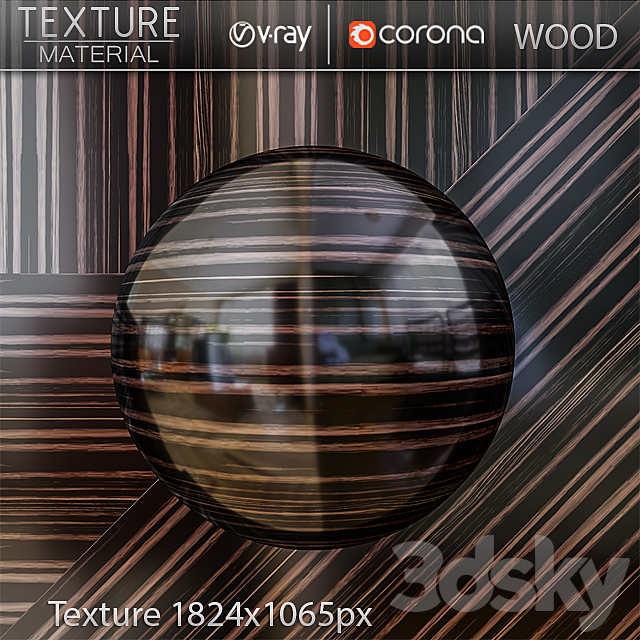 Wood Material and Textures collection vol. 01_01 3DS Max Model - thumbnail 3