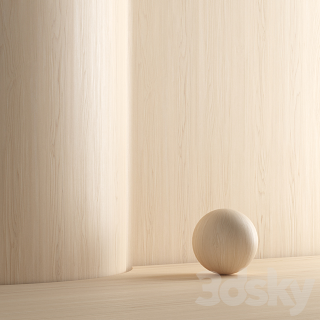 Wood material Oak 005 (Seamless texture) 3DS Max Model - thumbnail 3