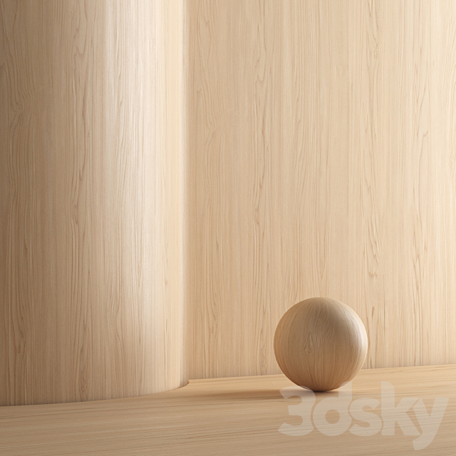 Wood material Oak 005 (Seamless texture) 3DS Max Model - thumbnail 4