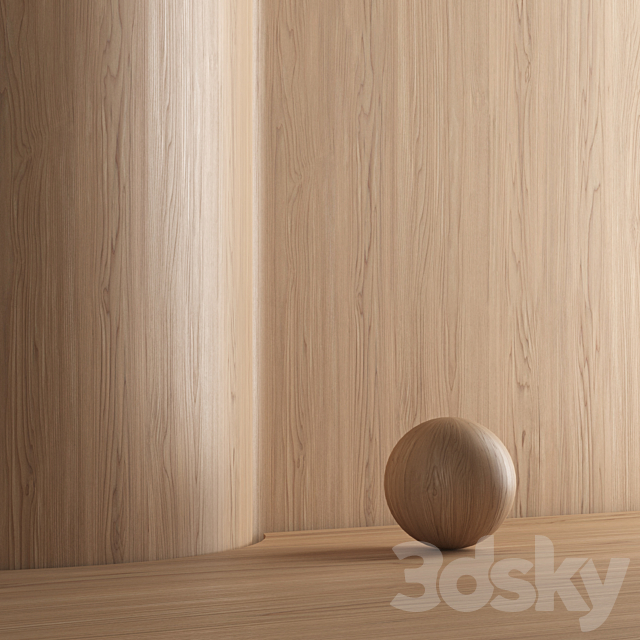 Wood material Oak 005 (Seamless texture) 3DS Max Model - thumbnail 5