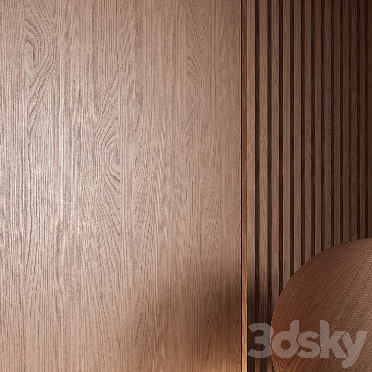 Wood material seamless 3DS Max Model - thumbnail 2