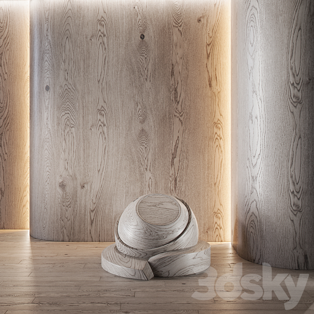 Wood Oak set (seamless) | laminate | Parquet #1 3DS Max Model - thumbnail 6