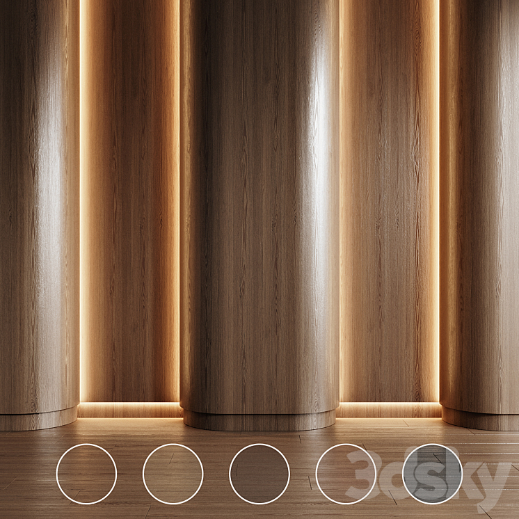 wood set | laminate | Parquet | 2 3DS Max Model - thumbnail 1