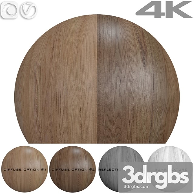 Wood texture – elm - thumbnail 1