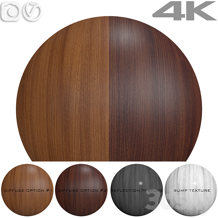 Wood texture – Teak ?4 3DS Max - thumbnail 1