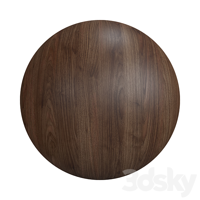 Wood texture – Walnut №1 3ds Max - thumbnail 3