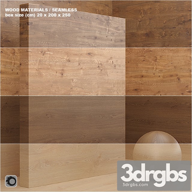 Wood veneer (seamless) – set 16 3dsmax Download - thumbnail 1