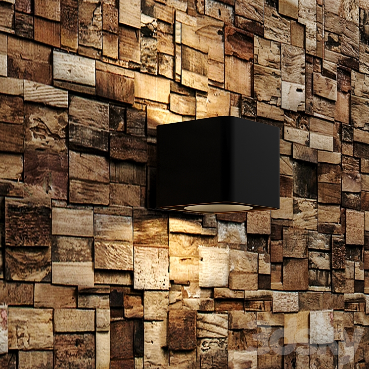 Wood Wall – Days 3DS Max - thumbnail 2