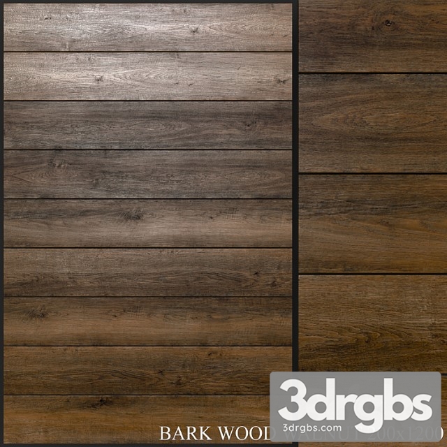 Yurtbay Seramik Bark Wood Walnut 200×1200 3dsmax Download - thumbnail 1
