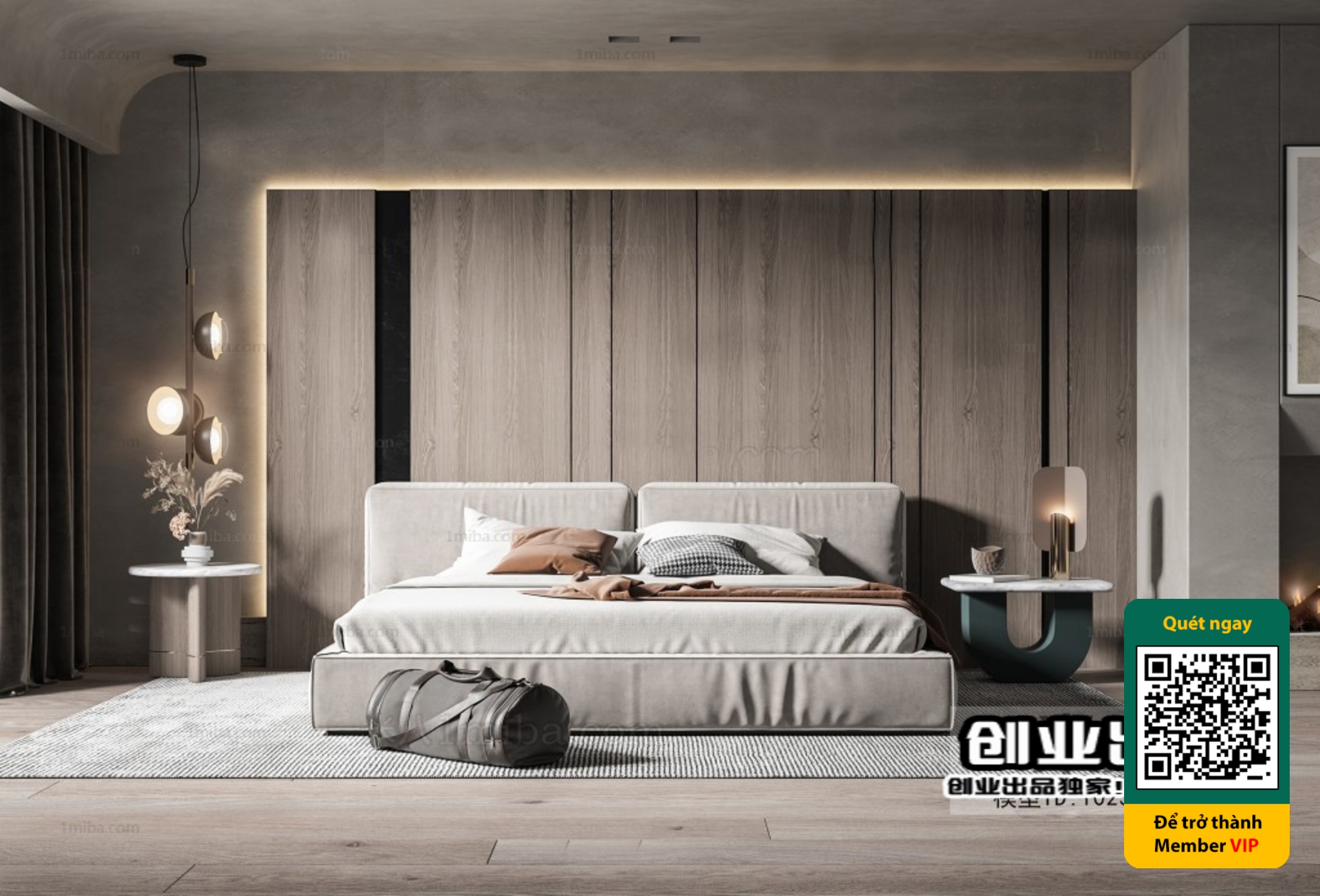 MINIMALIST STYLE – VRAY / CORONA – 3D MODEL – 4427 - thumbnail 1