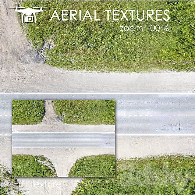 Aerial texture 16 3ds Max - thumbnail 1