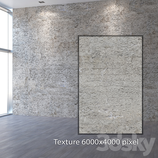 Coarse plaster 330 3DS Max Model - thumbnail 2