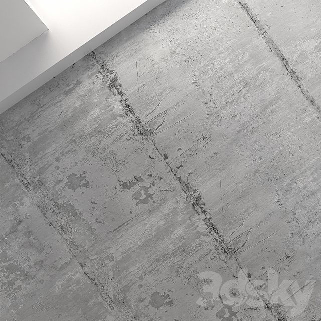 Concrete ceiling 47 3DS Max Model - thumbnail 2