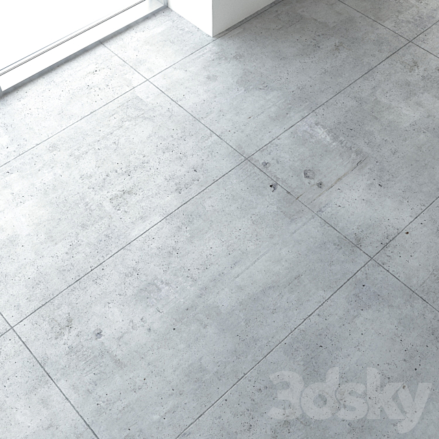 Concrete floor 1 3ds Max - thumbnail 1