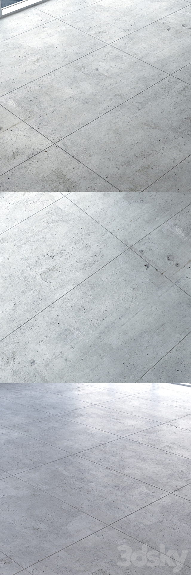 Concrete floor 1 3ds Max - thumbnail 3