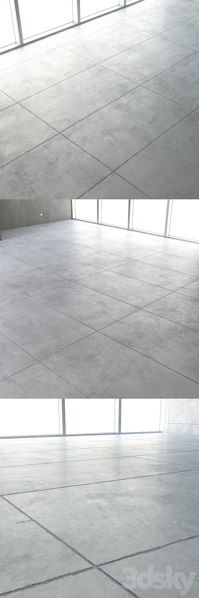 Concrete floor 2 3ds Max - thumbnail 2