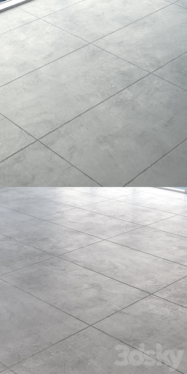 Concrete floor 2 3ds Max - thumbnail 3