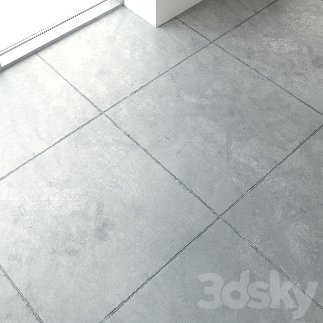 Concrete floor 3 3ds Max - thumbnail 1