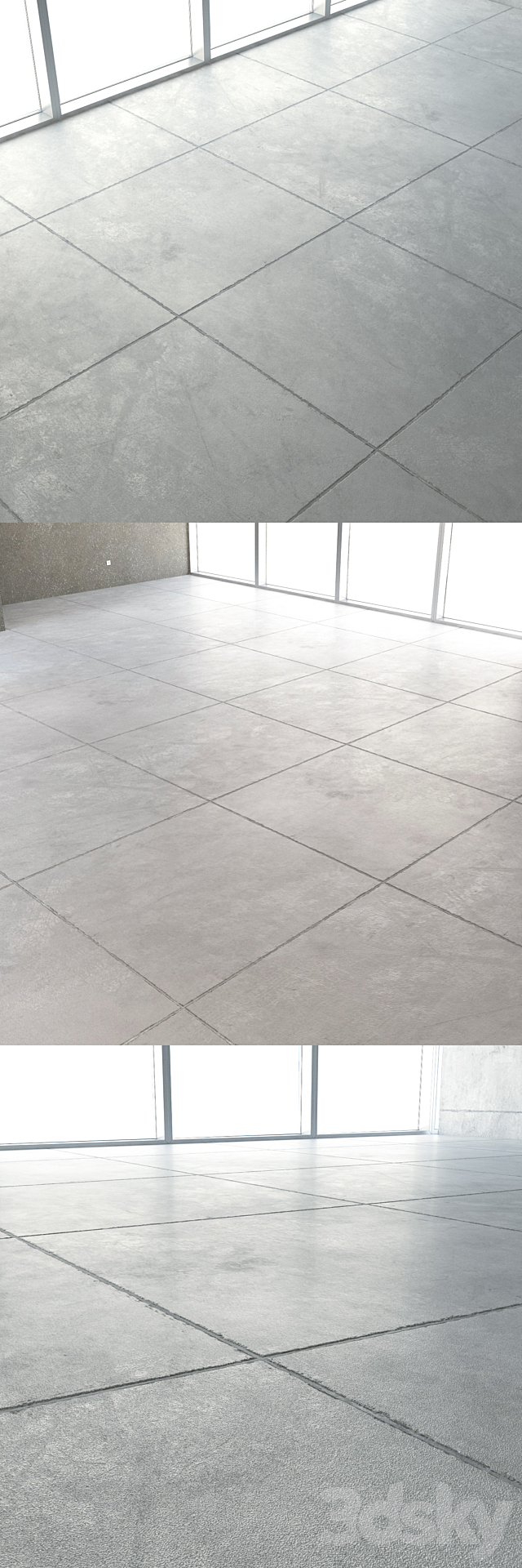 Concrete floor 3 3ds Max - thumbnail 2