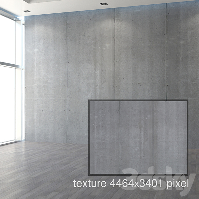 Concrete (sheets of DSP) 3DS Max Model - thumbnail 2