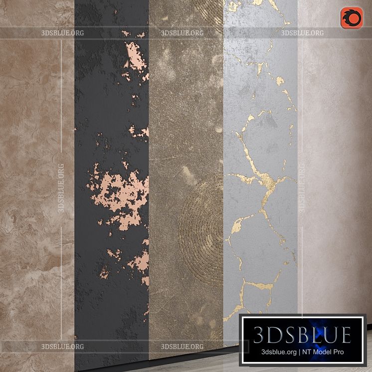 Decorative plaster collection 1 3DS Max - thumbnail 3