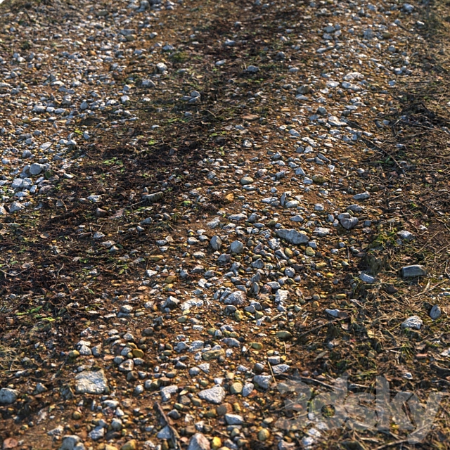 Dirt road material 03 3DS Max Model - thumbnail 2