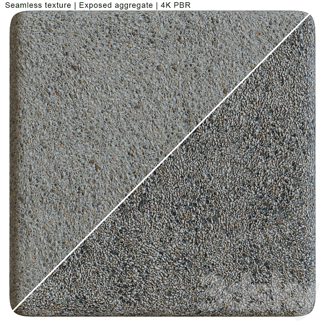 Exposed aggregate # 2 3ds Max - thumbnail 1