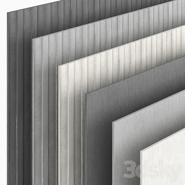 Fiber cement 3DS Max - thumbnail 2