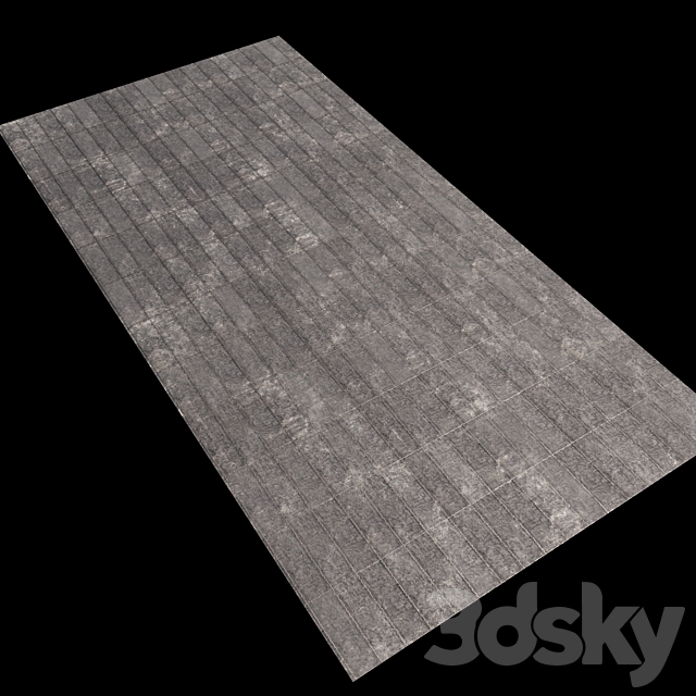 Material of flat rolled waterproofing for the roof seamless 3DS Max Model - thumbnail 4