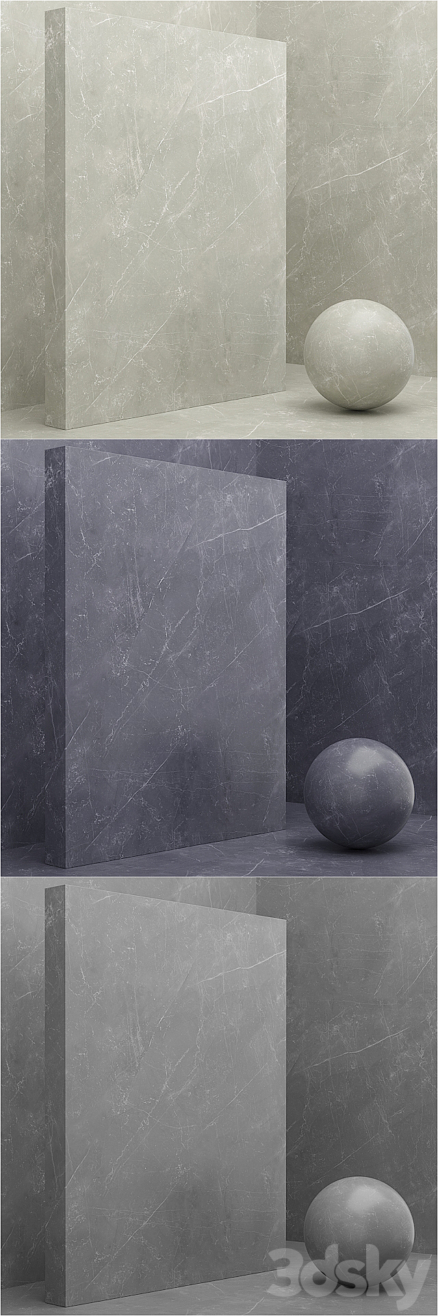 Material (seamless) – coating. marble. plaster set 46 3DSMax File - thumbnail 2