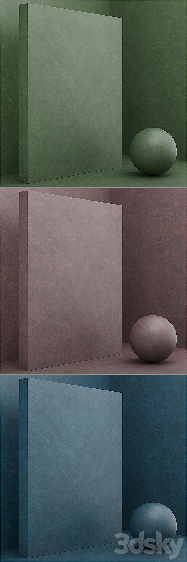 Material (seamless) – coating. plaster set 32 3DSMax File - thumbnail 3