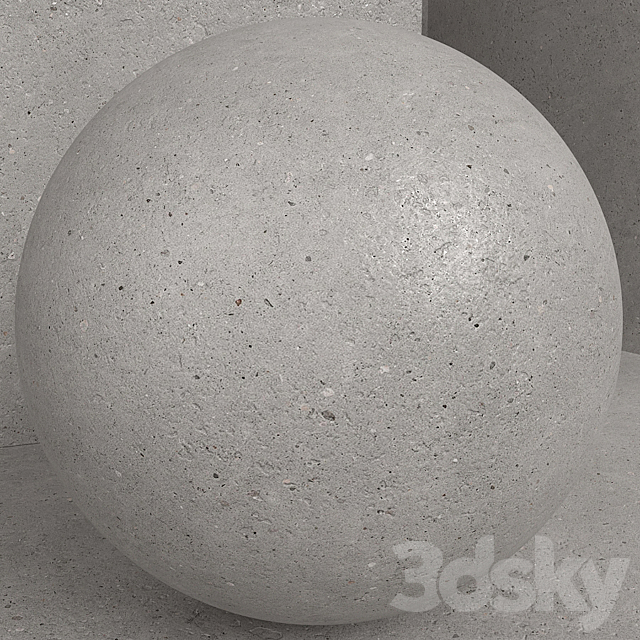 Material (seamless) – concrete plaster set 165 3DSMax File - thumbnail 2