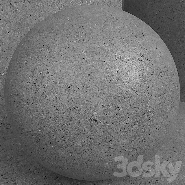 Material (seamless) – concrete plaster set 165 3DSMax File - thumbnail 4